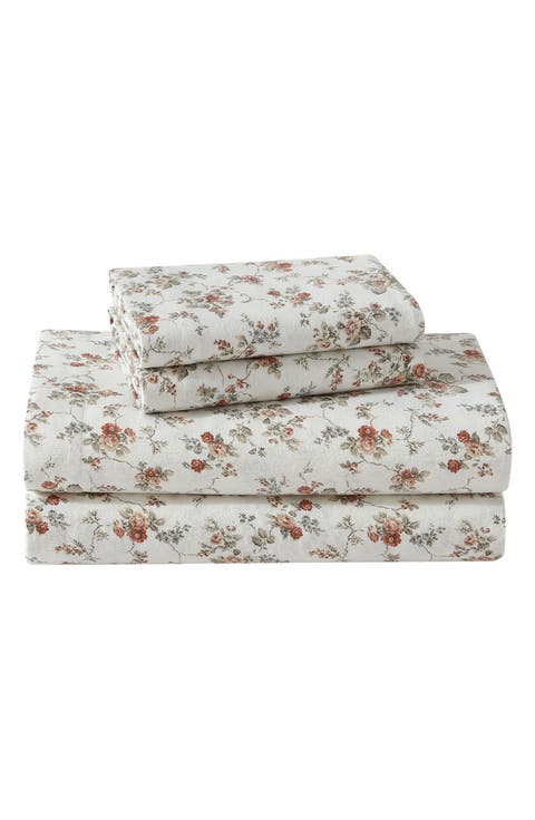 Le Fleur Cotton Flannel Sheet Set