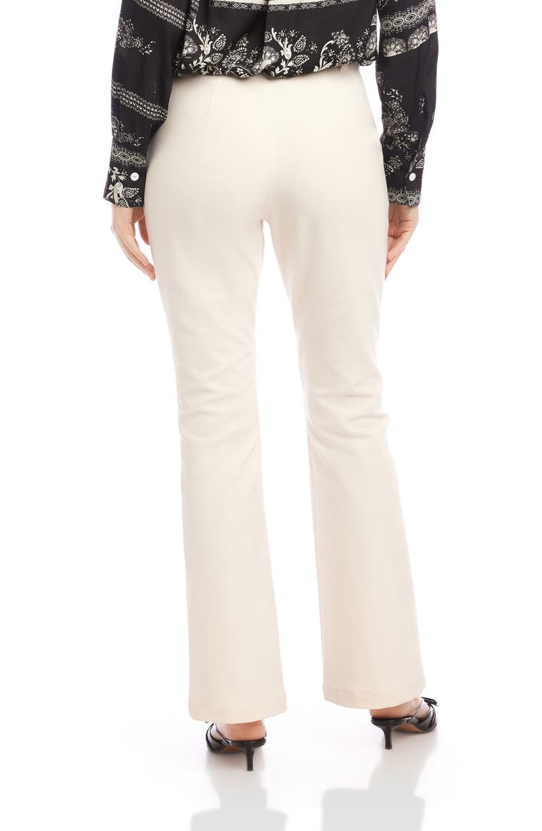 FIFTEEN TWENTY Reagan High Waist Bootcut Pants, Alternate, color, Ecru