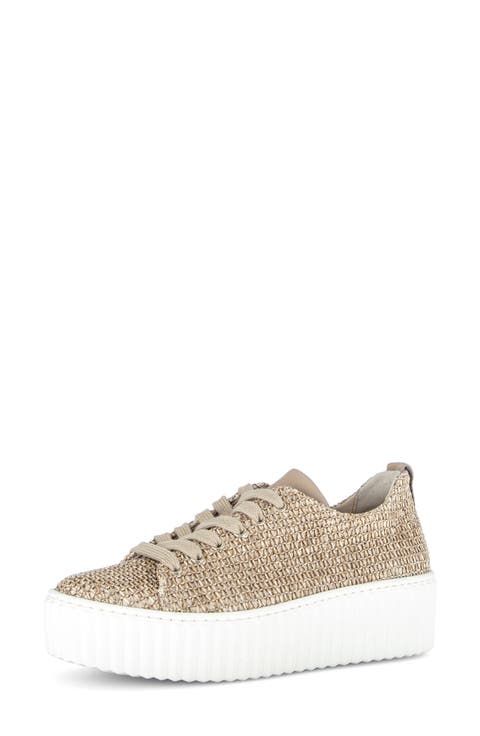 Woven Platform Sneaker (Women)