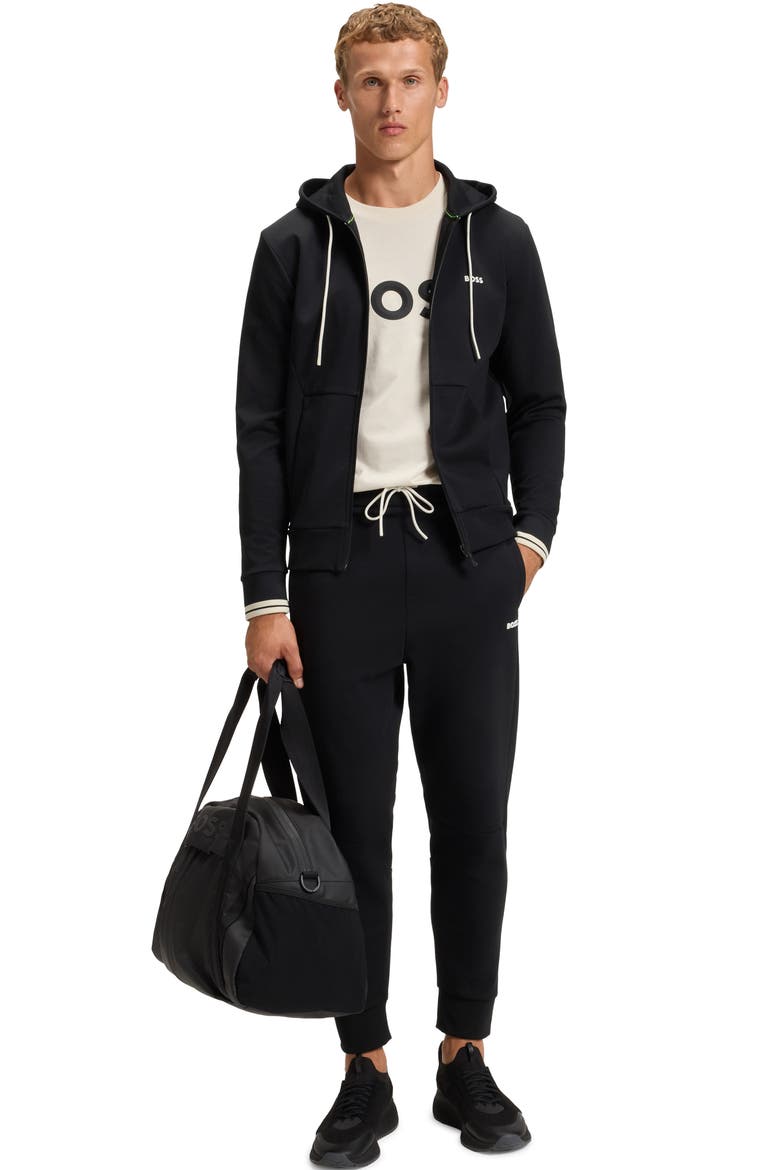 FZ Zone Cotton Blend Zip Hoodie, Alternate, color, BLACK