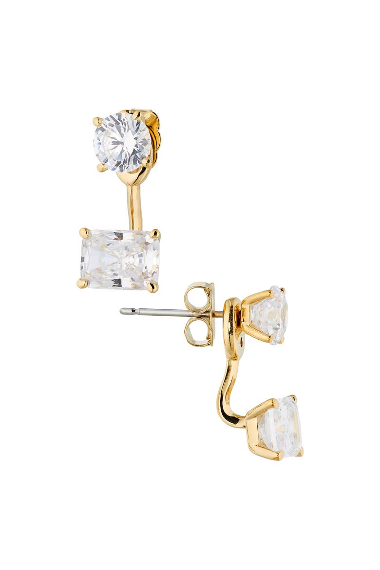 A La Carte Jacket Earrings, Main, color, GOLD