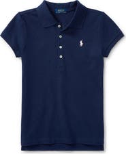 Polo Ralph Lauren Kids' Stretch Cotton Mesh Polo