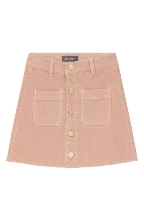 Kids' Cotton Stretch Corduroy Skirt (Toddler, Little Kid & Big Kid)
