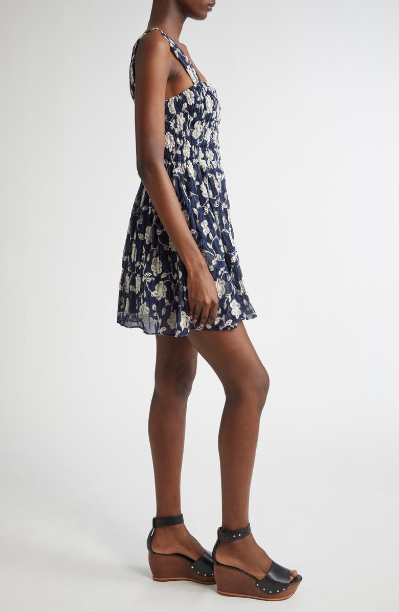 Ramy Brook Ayan Floral Embroidery Mini Sundress, Alternate, color, 