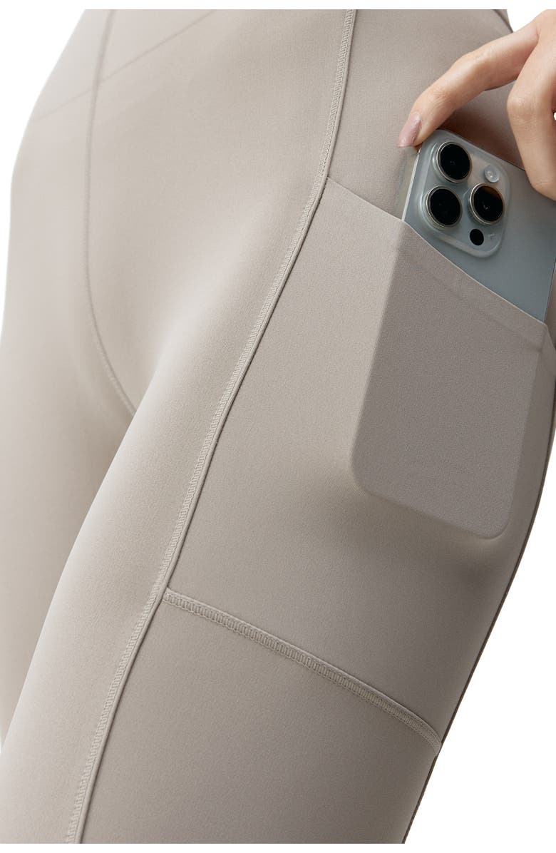 Born Living Yoga Denise Performance High Rise Sport Legging, Alternate, color, Grain