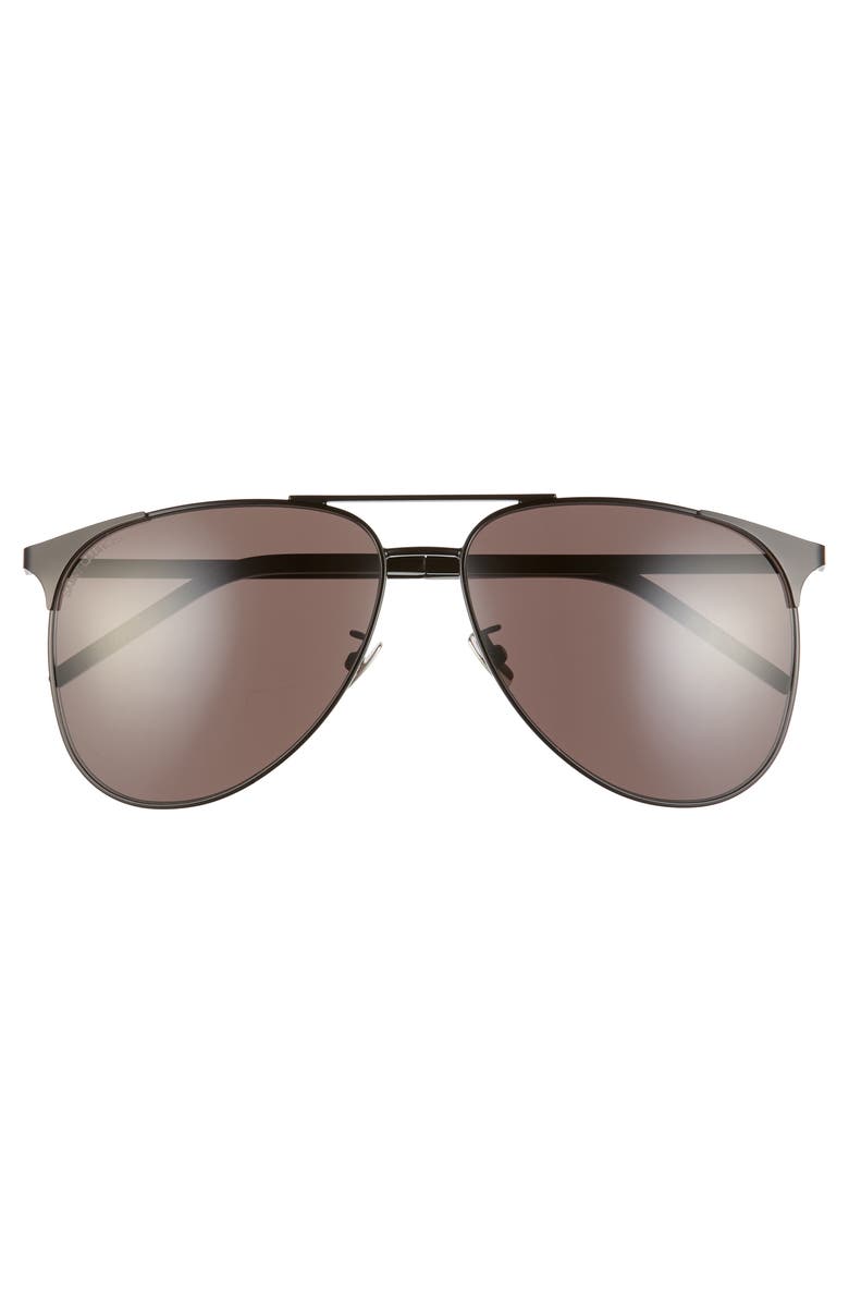Saint Laurent 61mm Aviator Sunglasses, Alternate, color,
