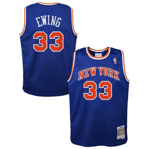 Mitchell & Ness Kids'  Toddler Patrick Ewing Blue New York Knicks 1991/92 Swingman Jersey