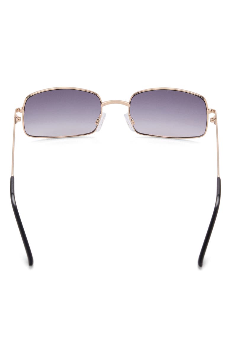 MANGO Gradient Rectangular Sunglasses, Alternate, color, 