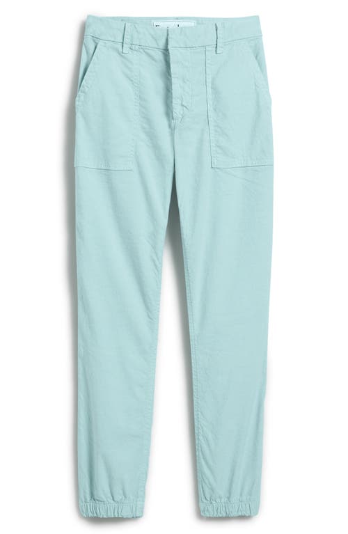 Frank & Eileen Stretch Cotton & Linen Utility Joggers In Blue