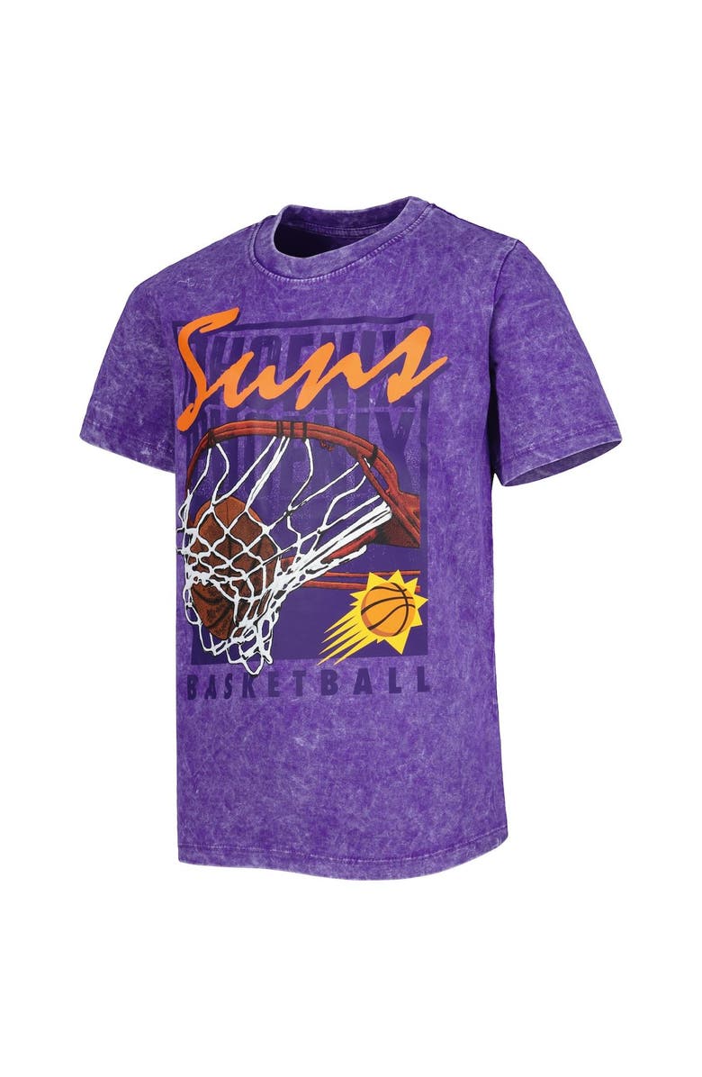 Outerstuff Youth Purple Phoenix Suns Mineral Wash Headliner T-Shirt, Alternate, color, 