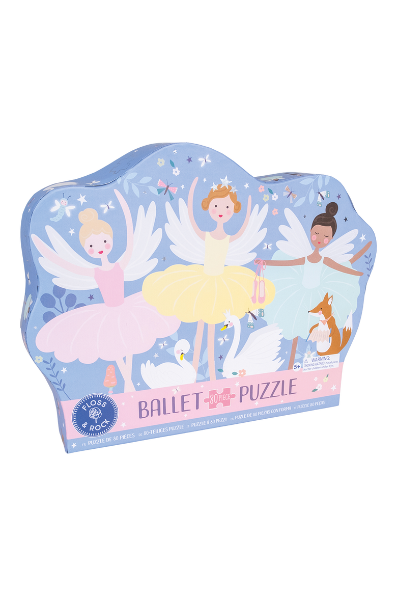 80pc Shaped Jigsaw with Shaped Box, Main, color, Enchanted