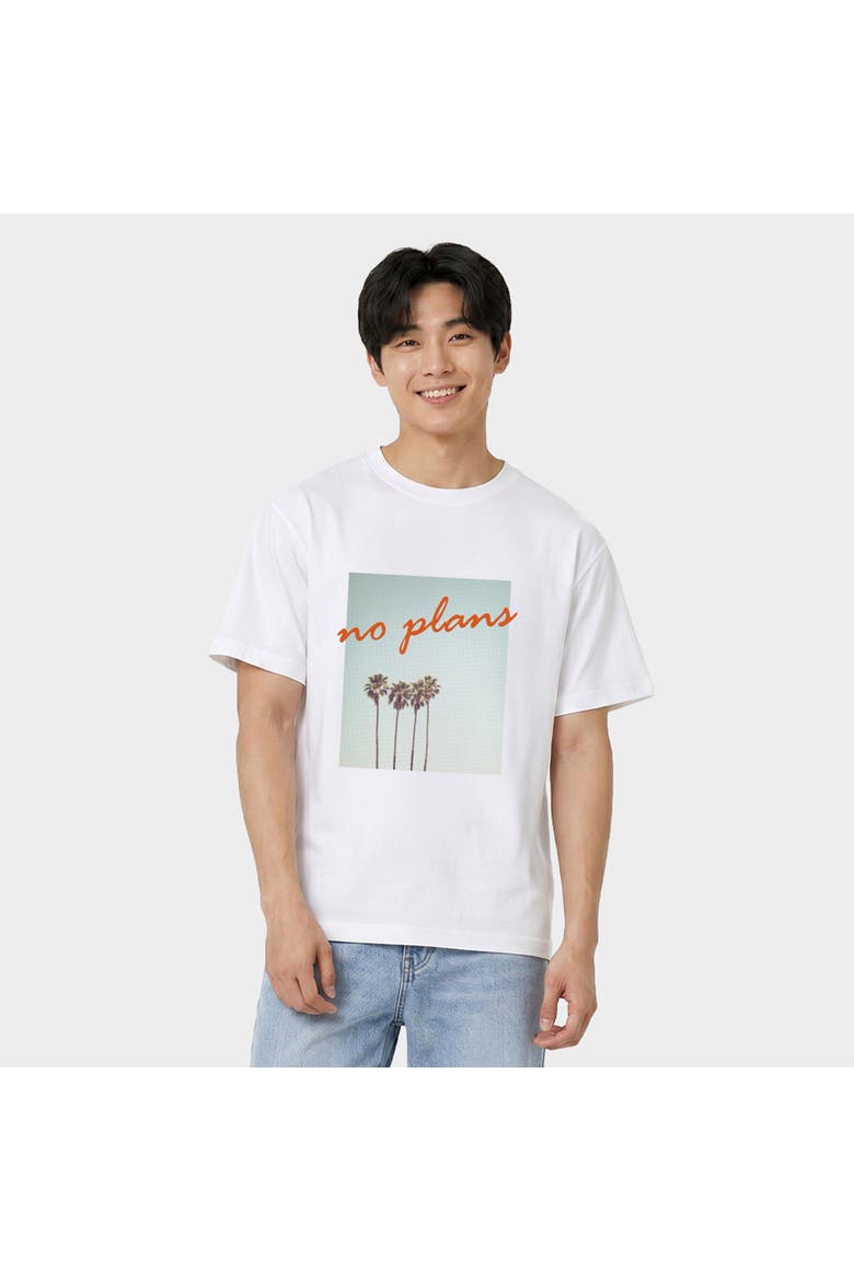 No Plans Puff Garment Dyed T-Shirt, Alternate, color, White