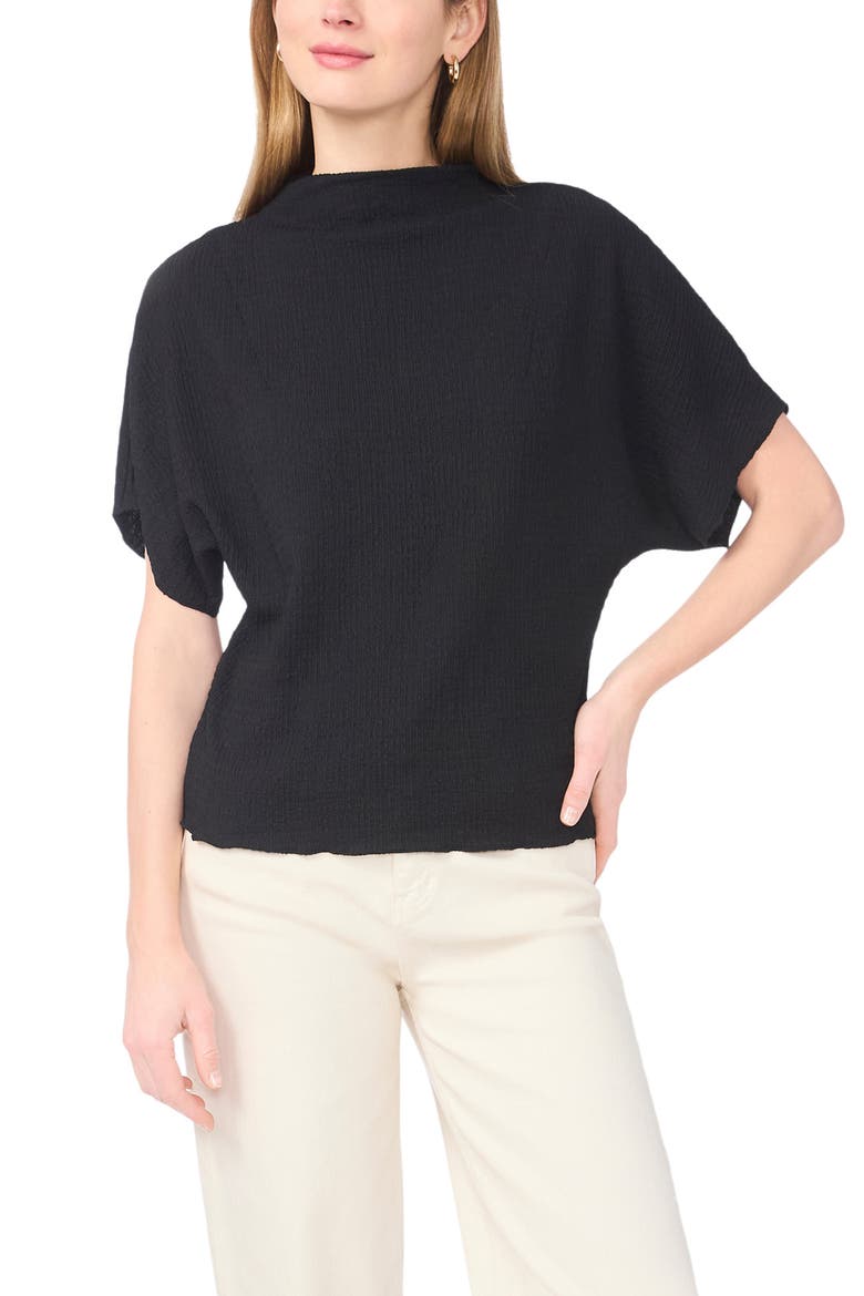 Dolman Drape Top, Main, color, RICH BLACK