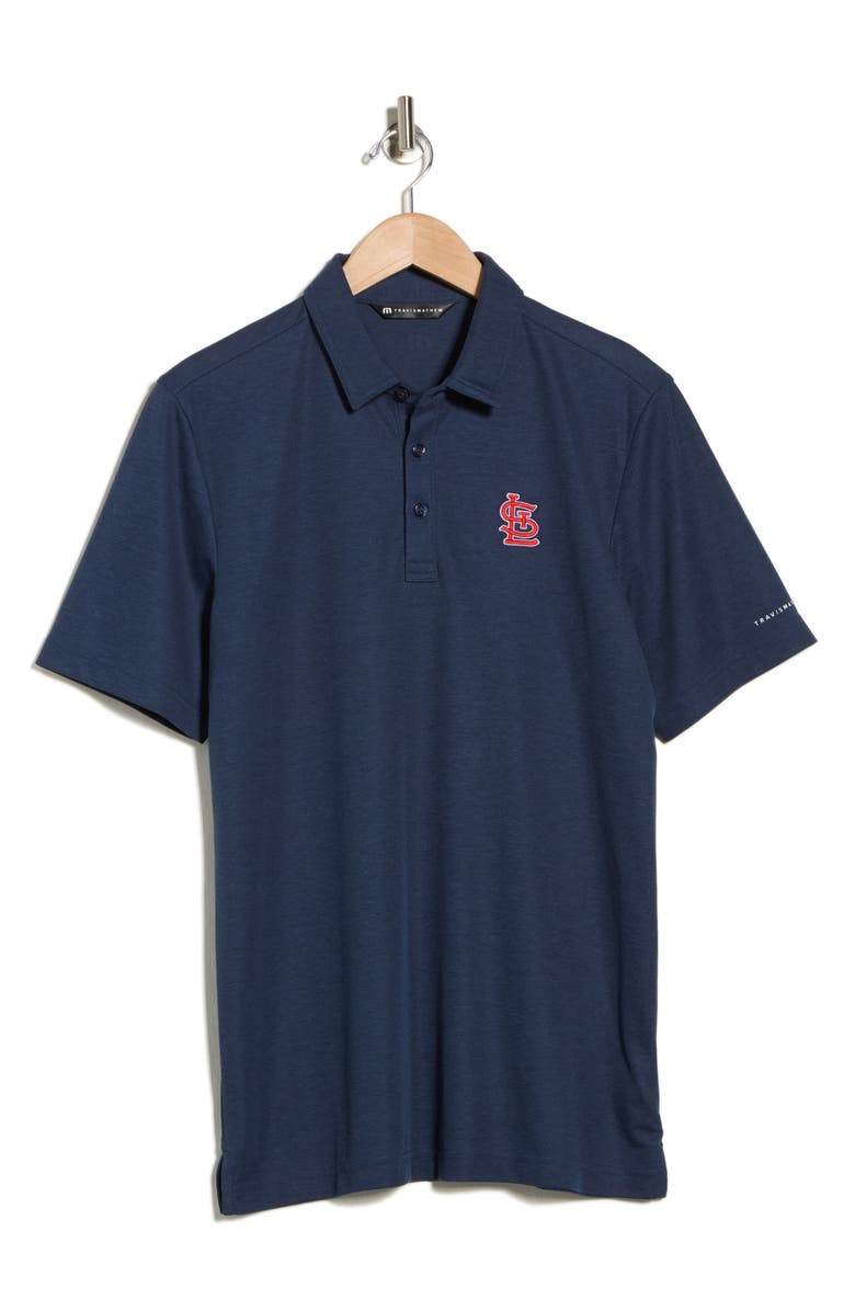 TravisMathew Playoff Pitch St. Louis Cardinals Knit Polo, Main, color, Navy