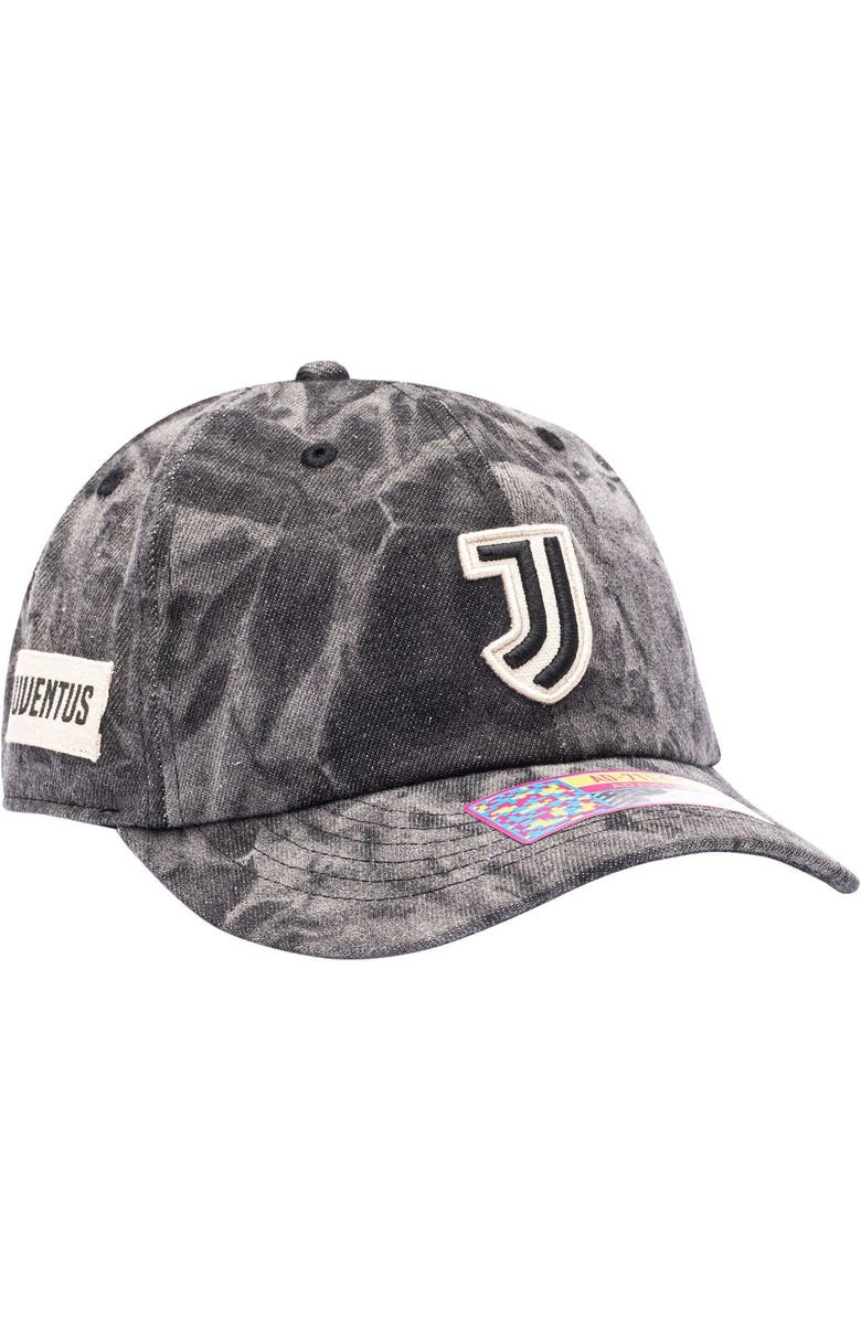FAN INK Men's Black Juventus Club Ranch Adjustable Hat, Alternate, color, Black