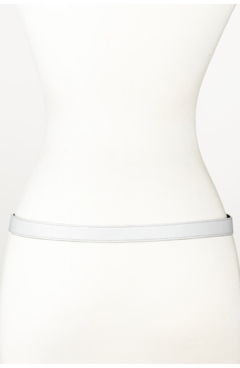 Raina Belts Pineapple buckle Leather Belt, Alternate, color, White