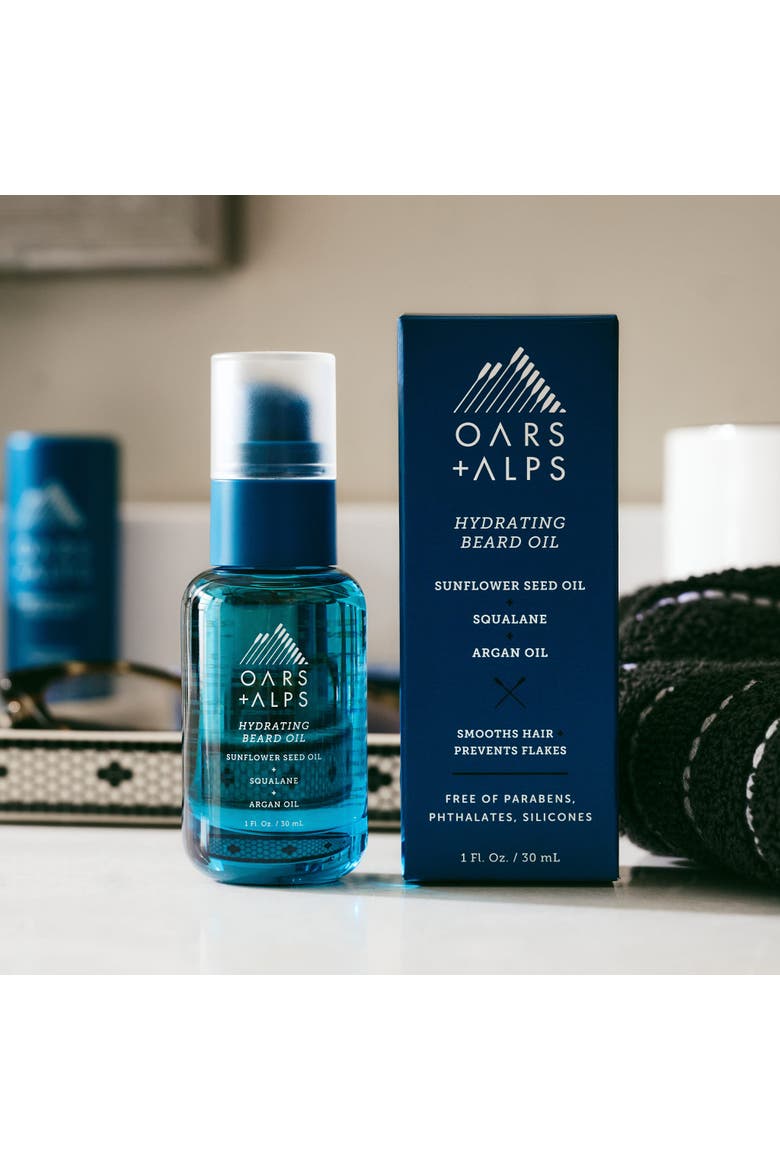 Hydrating Beard Oil, Alternate, color, Blue