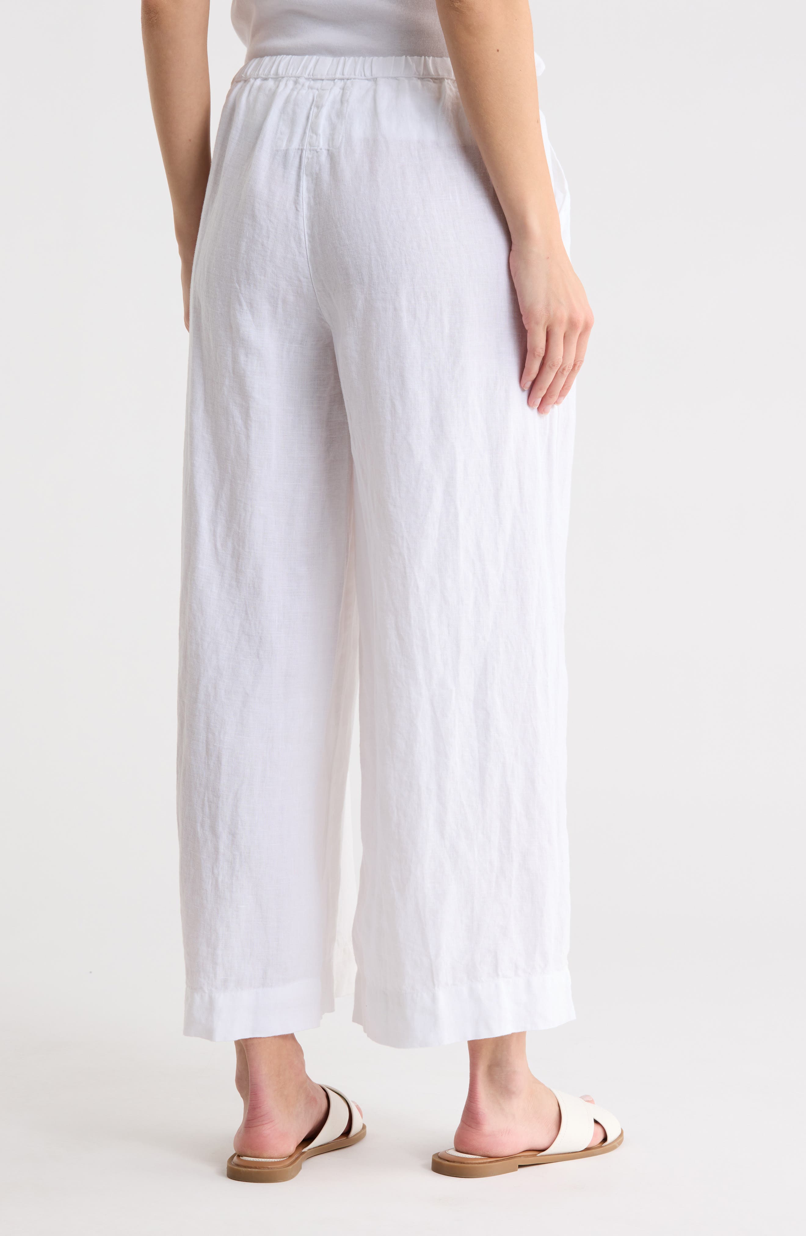 Pull-On Wide Leg Cotton Pants - image 2