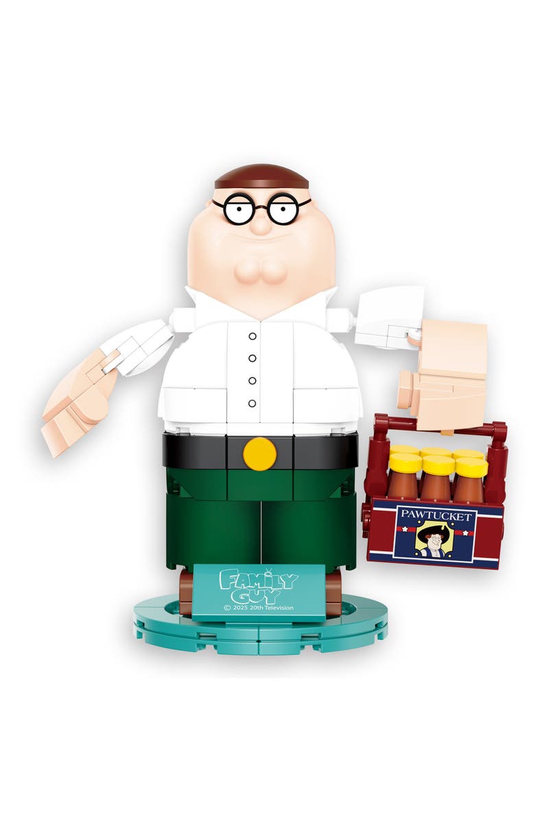 Brickcraft Family Guy Peter Griffin Building Set, Alternate, color, NO COLOR