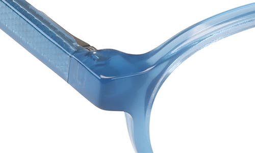 Eyebobs Board Stiff 43mm Round Reading Glasses In Milky Blue