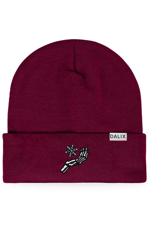Dalix Chill Touch Beanie In Maroon