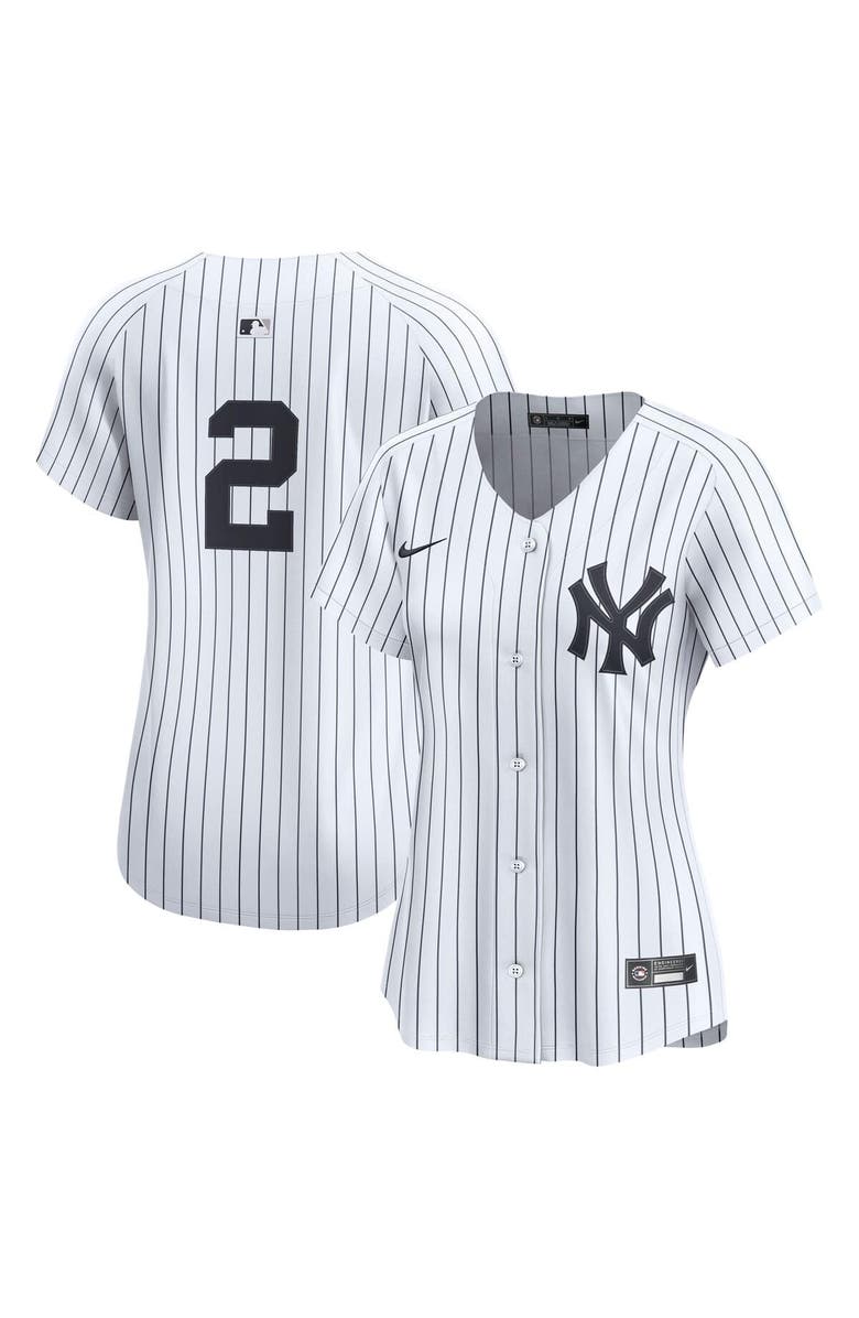 Nike Women's Nike Derek Jeter White New York Yankees Home Limited Player Jersey, Alternate, color, 