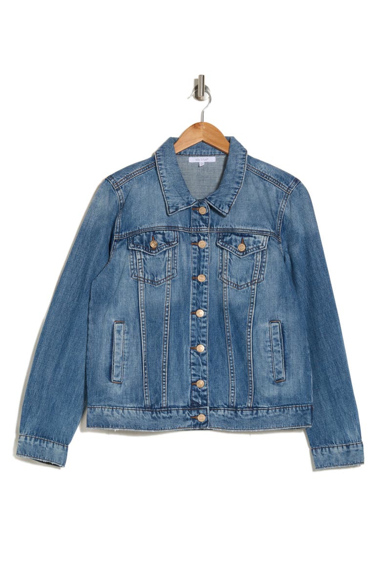 STS Blue Ella Boyfriend Denim Jacket, Alternate, color, Sungold