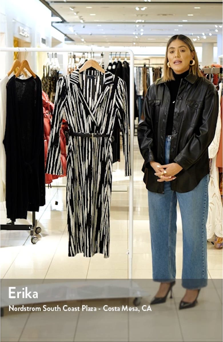 Belted Long Sleeve Midi Dress, sales video thumbnail