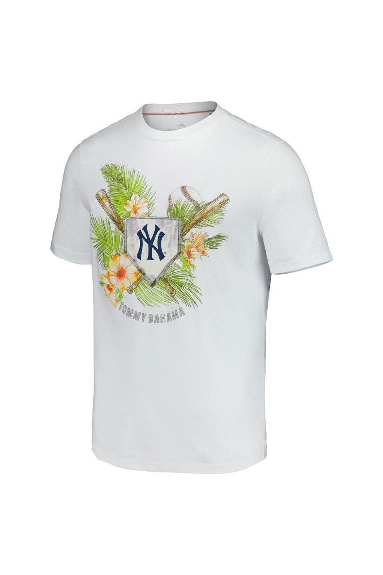 Men's Tommy Bahama  White New York Yankees Island League T-Shirt, Alternate, color, White
