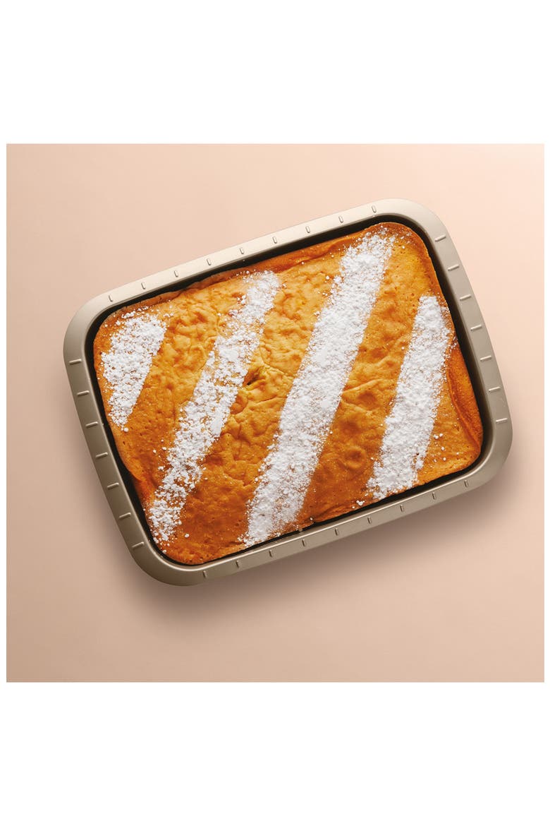 Leo Balance Rectangular Cake Pan, Alternate, color, GOLDEN
