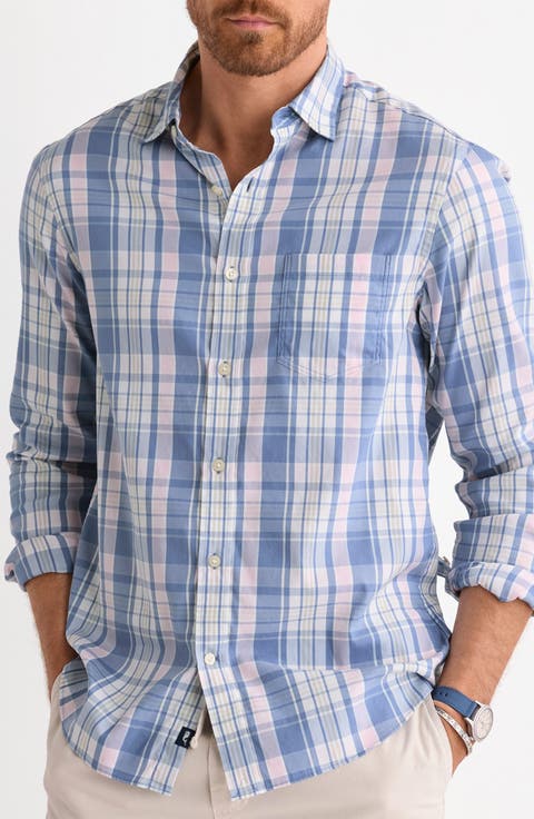 Beachcomber Plaid Performance Button-Up Shirt