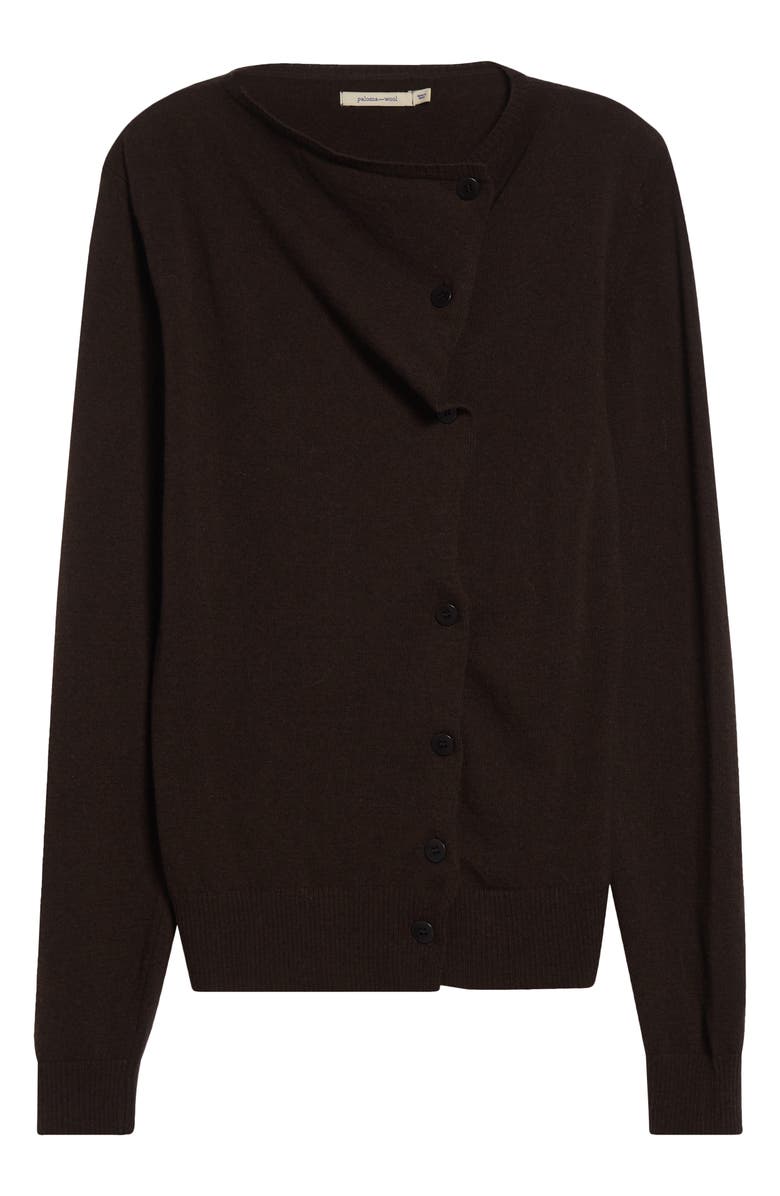 Paloma Wool Donalti Extrafine Merino Wool Cardigan, Alternate, color, Taupe