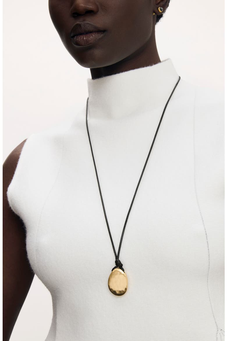 Serra Long Pendant Necklace, Main, color, GOLD