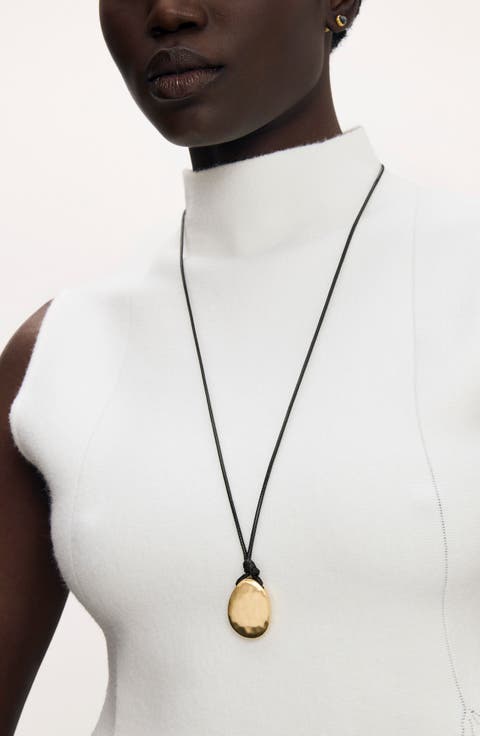 Serra Long Pendant Necklace
