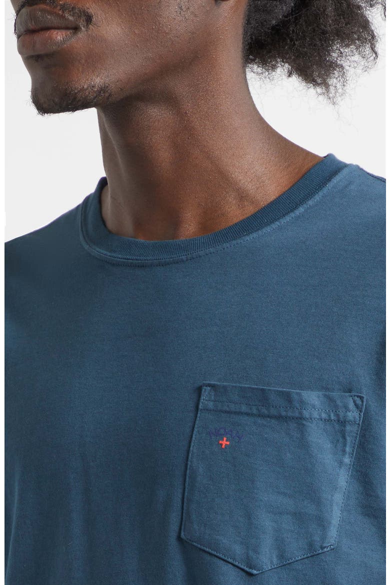Core Logo Pocket T-Shirt, Alternate, color, EMERALD PIGMENT DYE