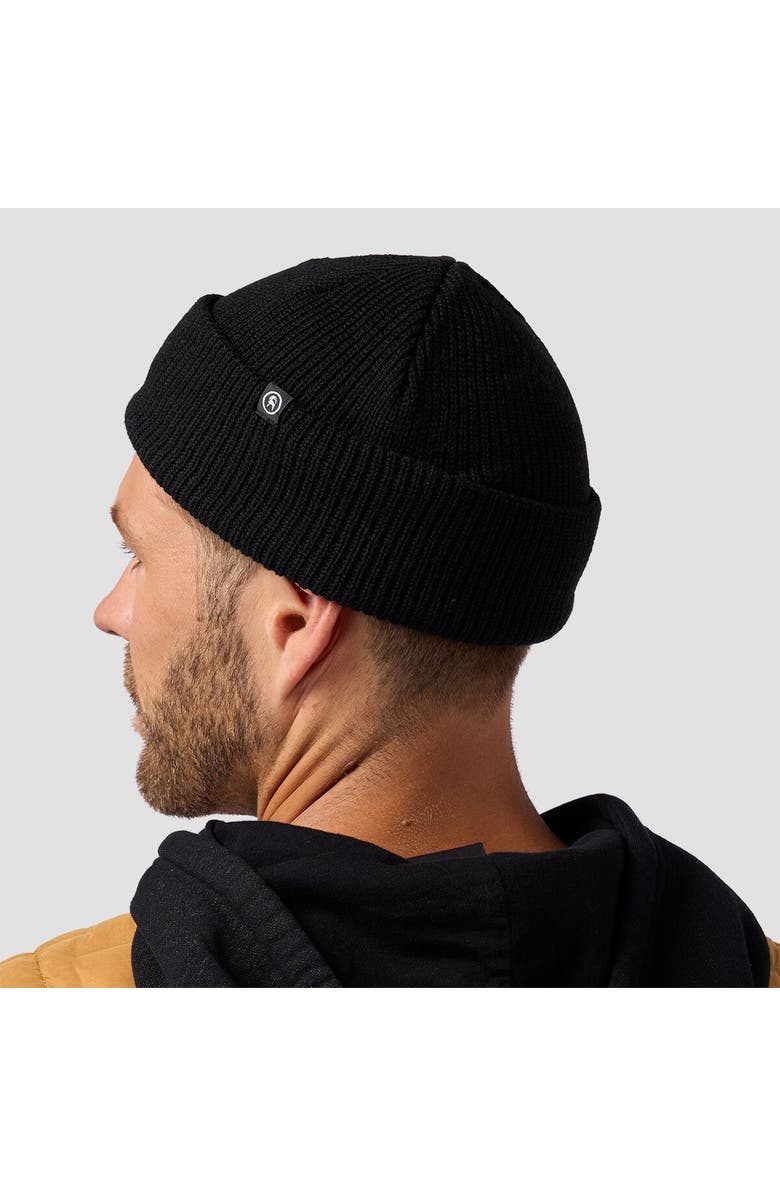 Backcountry Capra Rolled Beanie, Alternate, color, Black