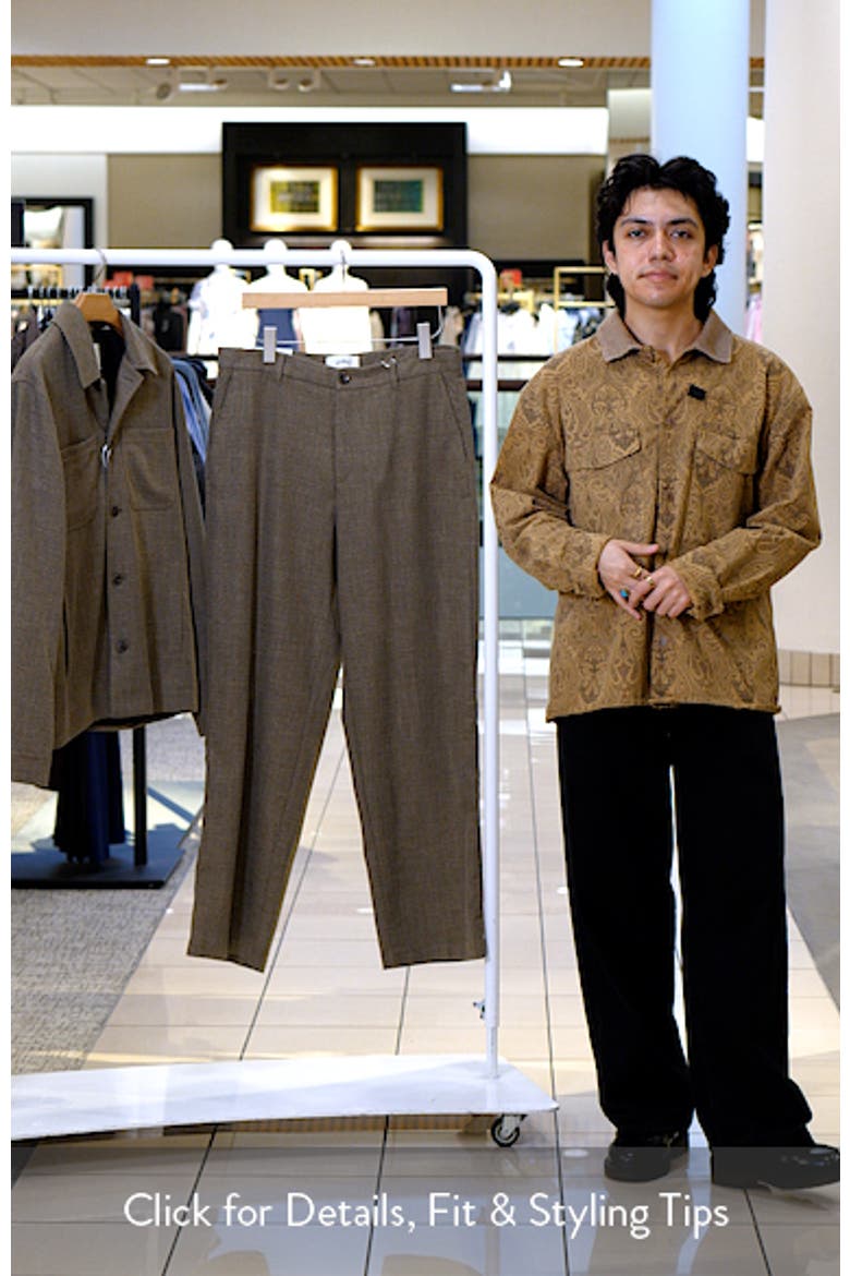 Randall Mélange Suit Pants video