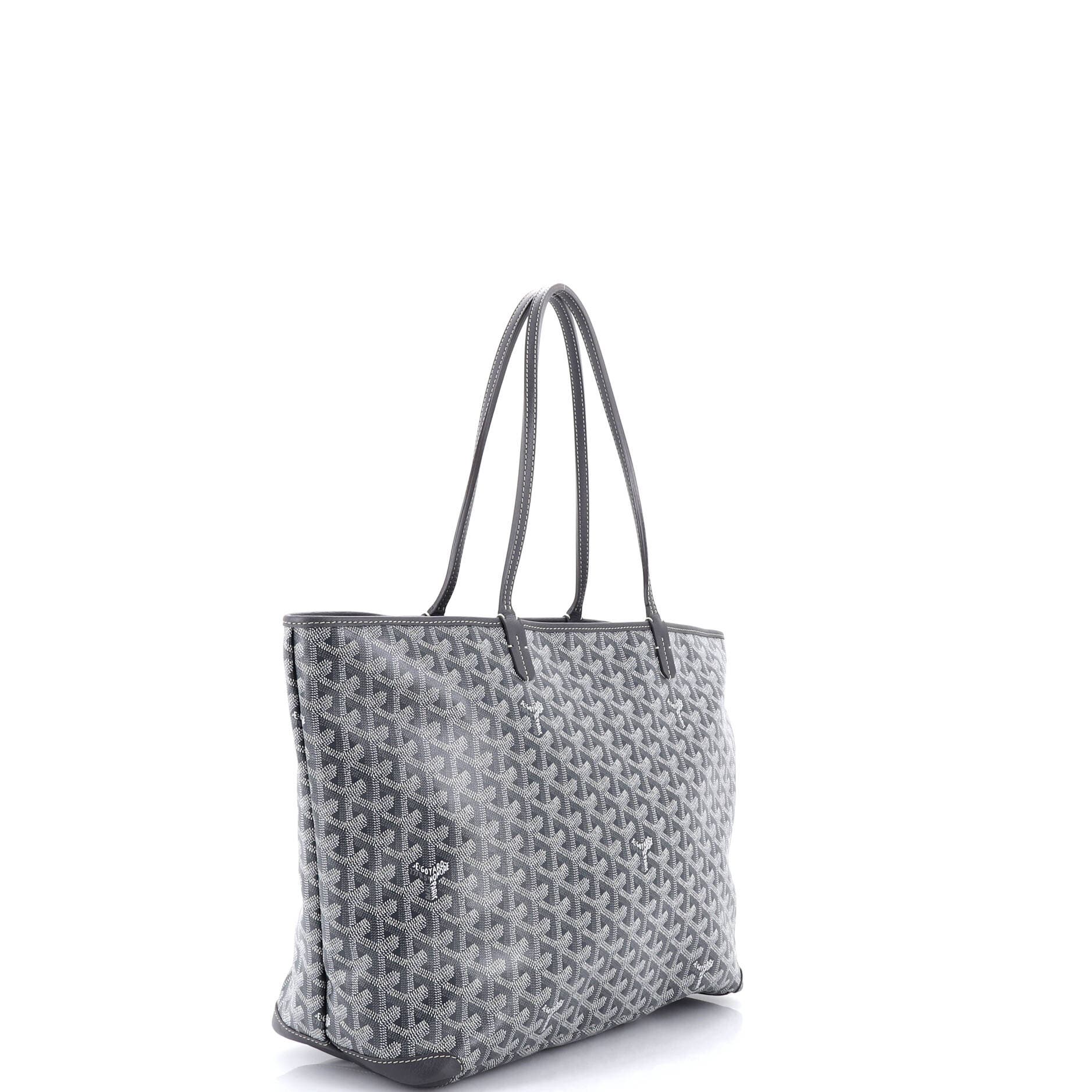 Pre-Owned Goyard Artois Tote Coated Canvas MM, Alternate, color, Gray