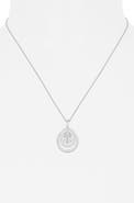 Nadri Jazmine Cubic Zirconia Double Halo Pendant Necklace