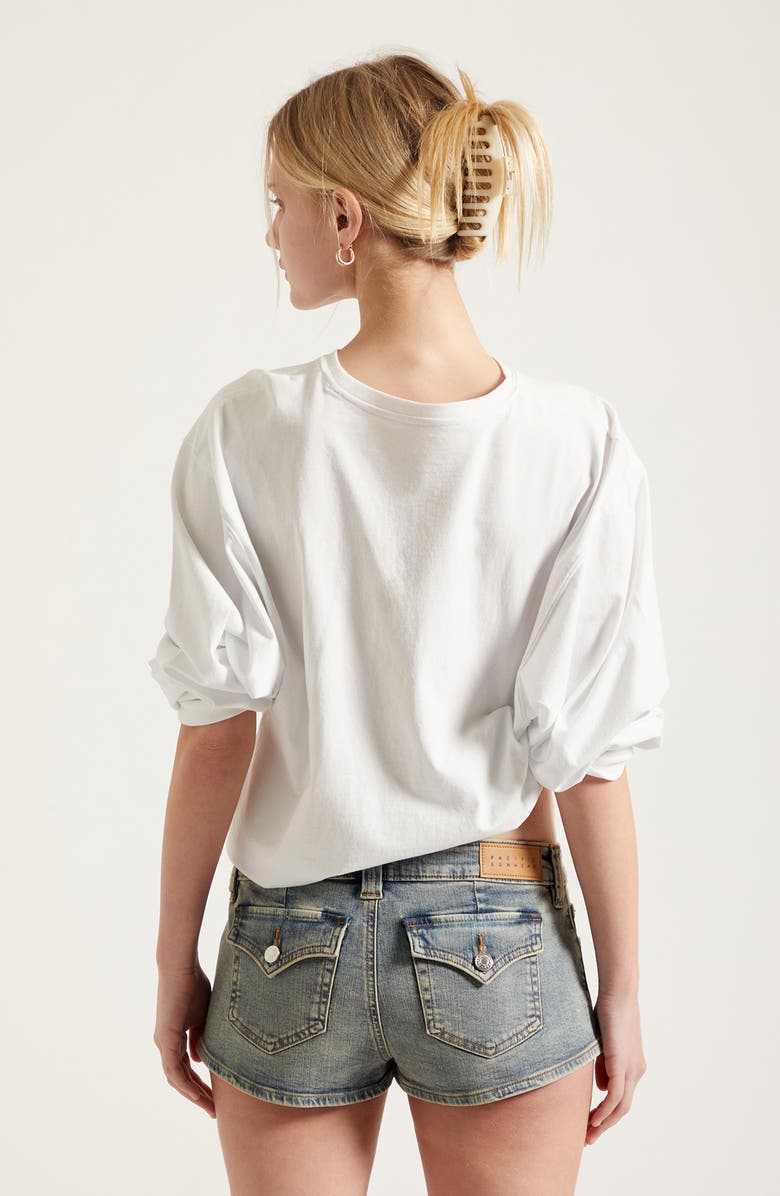 PacSun Tatum Ultimate Micro Jean Shorts, Alternate, color, Dark Indigo