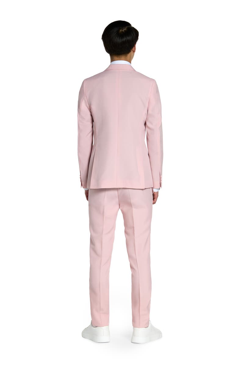 OppoSuits Kids' Blush Two-Piece Suit & Clip-On Tie, Alternate, color, Pink