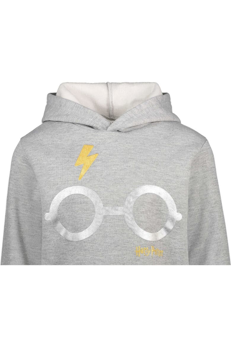 Fleece Pullover Hoodie, Alternate, color, Heather Grey