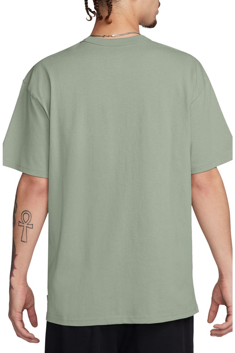 Premium Essential Cotton T-Shirt, Alternate, color, JADE HORIZON