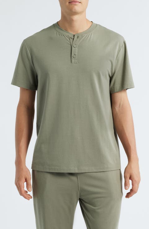 Slumberknit Henley Pajama T-Shirt