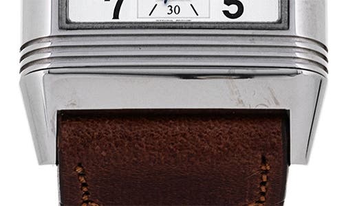 WATCHFINDER & CO. WATCHFINDER & CO. JAEGER-LECOULTRE PREOWNED 2021 REVERSO CLASSIC MEDIUM DUOFACE LEATHER STRAP WATCH, 