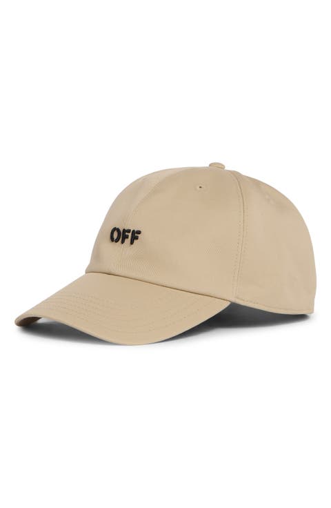 Off Stamp Cotton Twill Baseball Cap