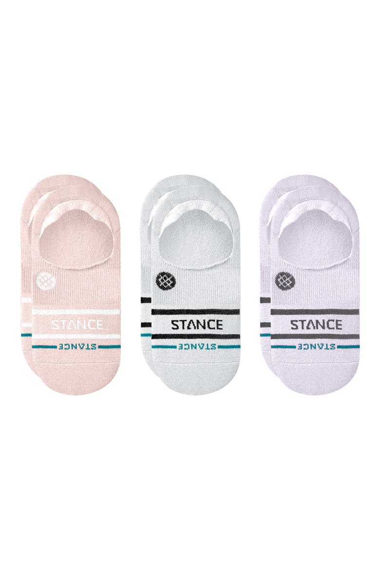 3-Pack Core No Show Socks, Main, color, LILAC