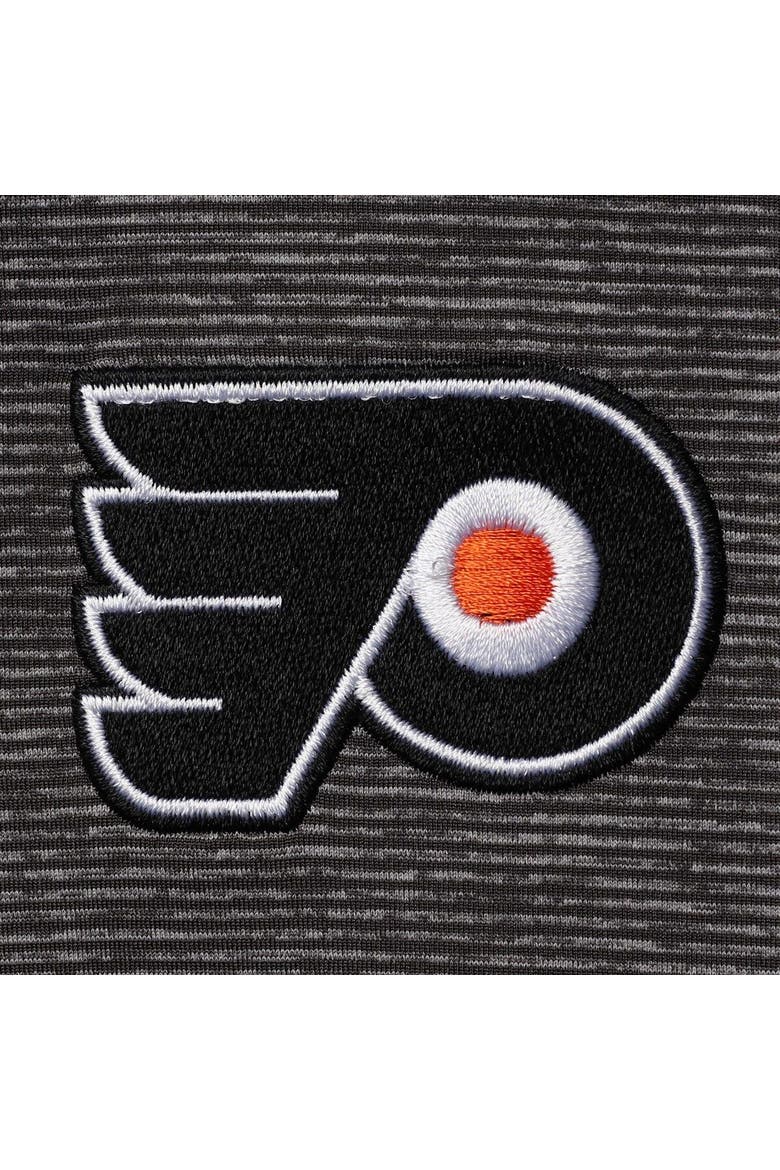 Men's Vineyard Vines Charcoal Philadelphia Flyers Destin Stripe Polo, Alternate, color, Charcoal