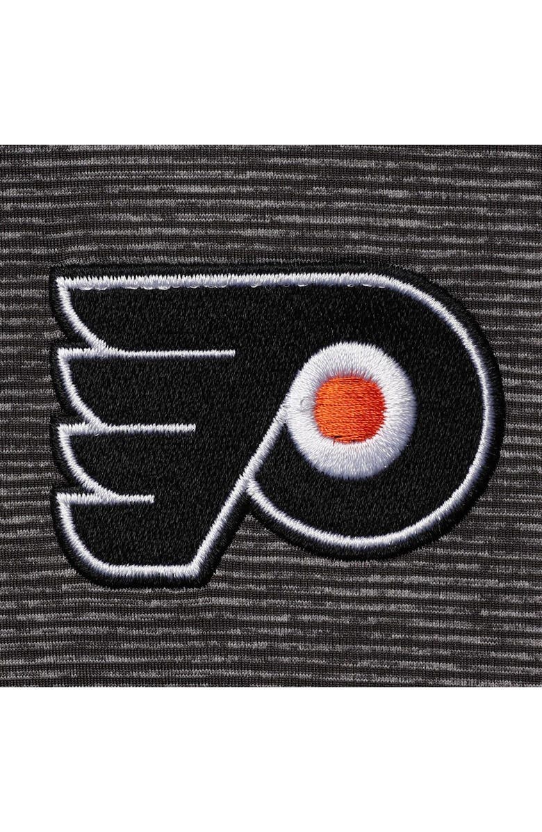 vineyard vines Men's Vineyard Vines Charcoal Philadelphia Flyers Destin Stripe Polo, Alternate, color,