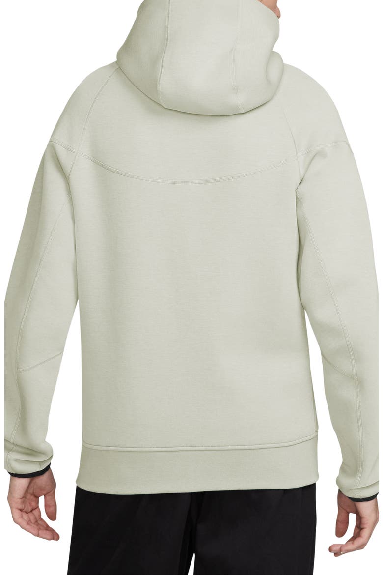 Tech Fleece Windrunner Zip Hoodie, Alternate, color, SEA GLASS/ BLACK